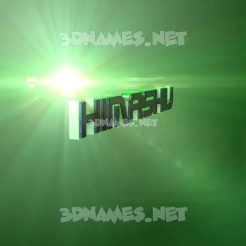 himashu in Green Light style - 3D name wallpaper himashu in Green Light style - 3D name wallpaper