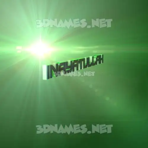 inayatullah in Green Light style - 3D name wallpaper inayatullah in Green Light style - 3D name wallpaper