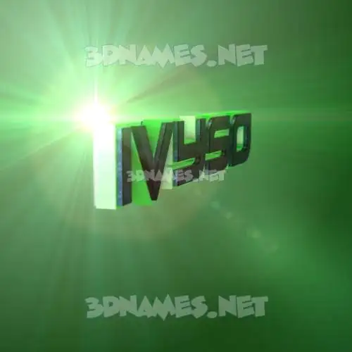 ivyso in Green Light style - 3D name wallpaper ivyso in Green Light style - 3D name wallpaper