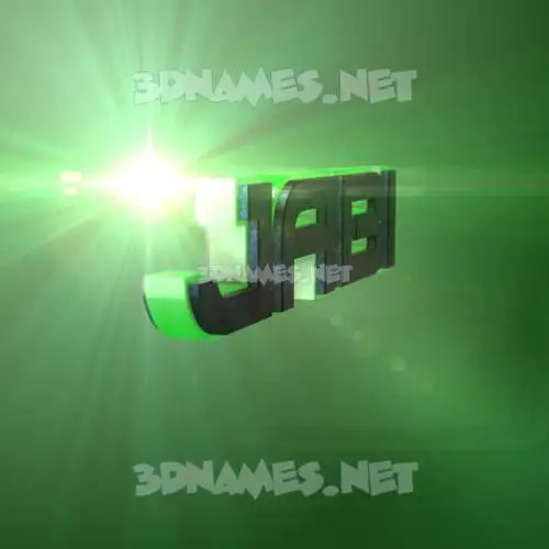 jabi in Green Light style - 3D name wallpaper jabi in Green Light style - 3D name wallpaper