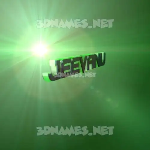 jeevanu in Green Light style - 3D name wallpaper jeevanu in Green Light style - 3D name wallpaper