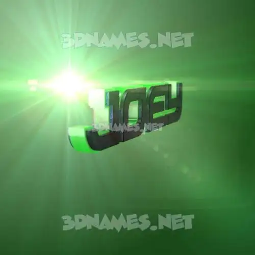joey in Green Light style - 3D name wallpaper joey in Green Light style - 3D name wallpaper