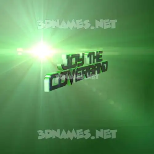 joy the coverband in Green Light style - 3D name wallpaper joy the coverband in Green Light style - 3D name wallpaper