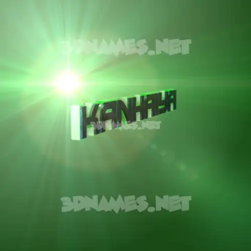 kanhaiya in Green Light style - 3D name wallpaper kanhaiya in Green Light style - 3D name wallpaper