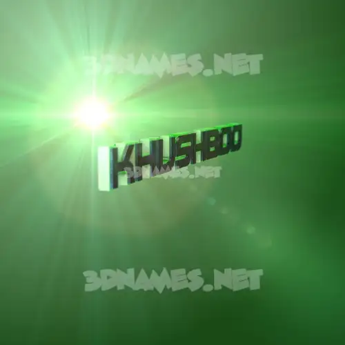 khushboo in Green Light style - 3D name wallpaper khushboo in Green Light style - 3D name wallpaper