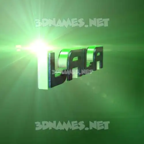 lala in Green Light style - 3D name wallpaper lala in Green Light style - 3D name wallpaper