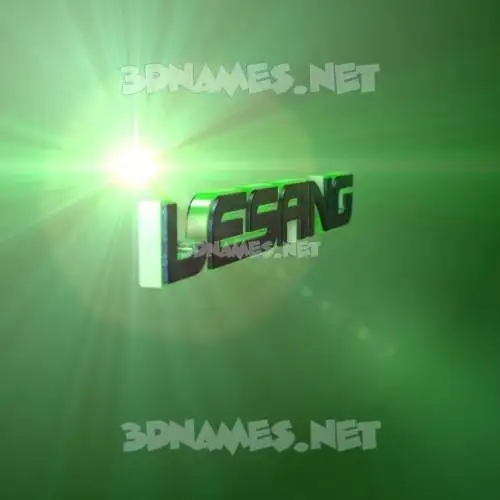 lesang in Green Light style - 3D name wallpaper lesang in Green Light style - 3D name wallpaper