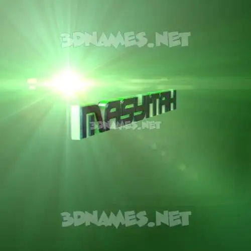 masyitah in Green Light style - 3D name wallpaper masyitah in Green Light style - 3D name wallpaper
