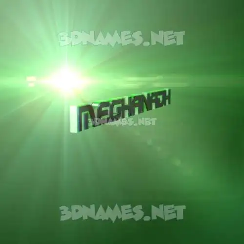 meghanadh in Green Light style - 3D name wallpaper meghanadh in Green Light style - 3D name wallpaper