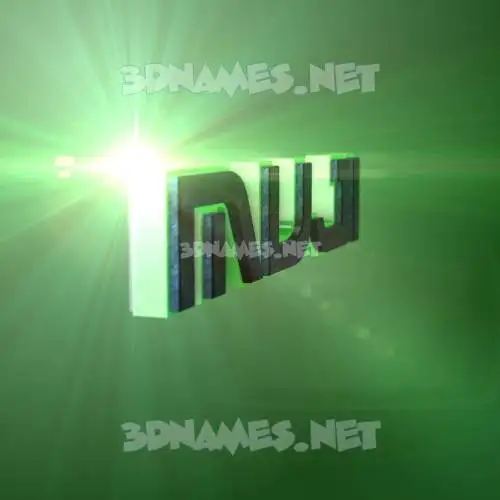muji in Green Light style - 3D name wallpaper muji in Green Light style - 3D name wallpaper