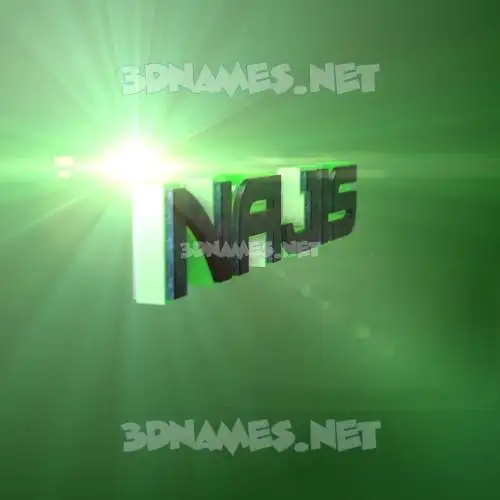 najis in Green Light style - 3D name wallpaper najis in Green Light style - 3D name wallpaper