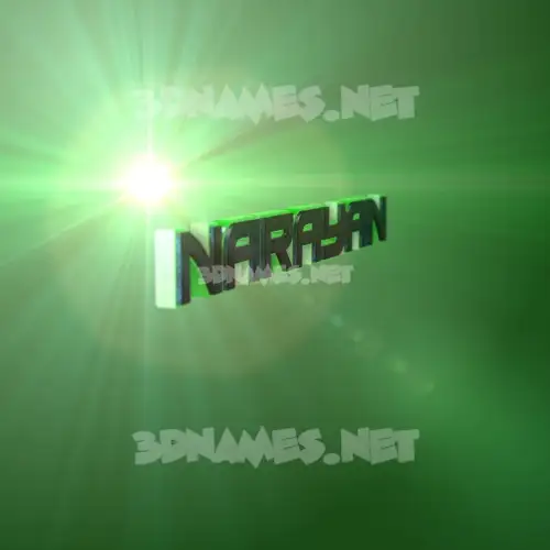 narayan in Green Light style - 3D name wallpaper narayan in Green Light style - 3D name wallpaper