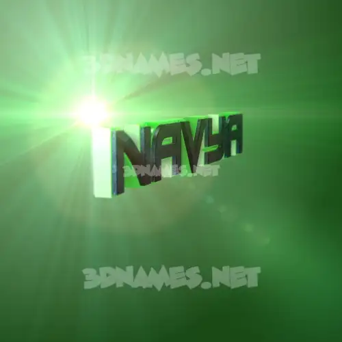 navya in Green Light style - 3D name wallpaper navya in Green Light style - 3D name wallpaper