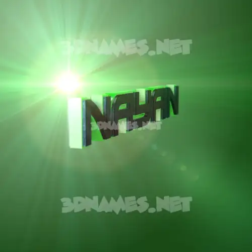 nayan in Green Light style - 3D name wallpaper nayan in Green Light style - 3D name wallpaper