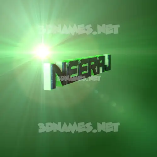 neeraj in Green Light style - 3D name wallpaper neeraj in Green Light style - 3D name wallpaper