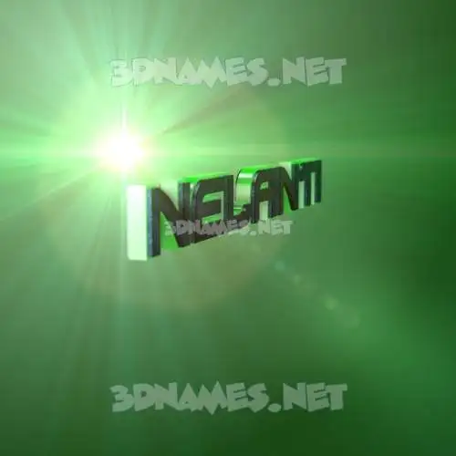 nelanti in Green Light style - 3D name wallpaper nelanti in Green Light style - 3D name wallpaper