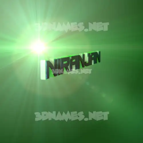 niranjan in Green Light style - 3D name wallpaper niranjan in Green Light style - 3D name wallpaper