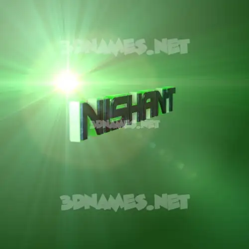 nishant in Green Light style - 3D name wallpaper nishant in Green Light style - 3D name wallpaper
