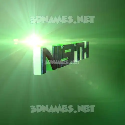 nisith in Green Light style - 3D name wallpaper nisith in Green Light style - 3D name wallpaper