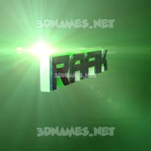 rafik in Green Light style - 3D name wallpaper rafik in Green Light style - 3D name wallpaper