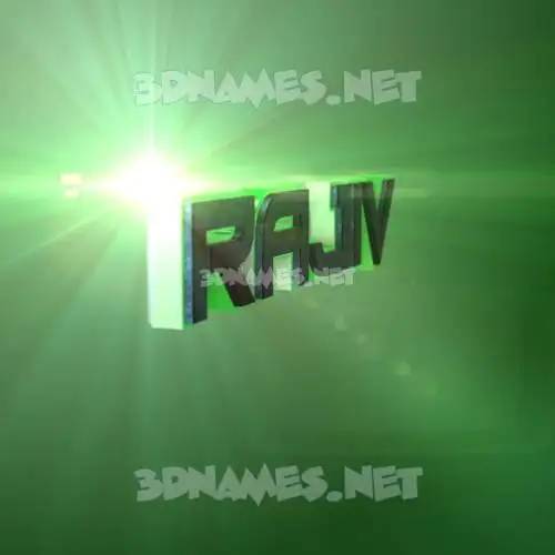 rajiv in Green Light style - 3D name wallpaper rajiv in Green Light style - 3D name wallpaper