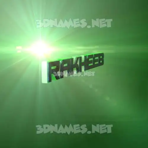 rakheeb in Green Light style - 3D name wallpaper rakheeb in Green Light style - 3D name wallpaper