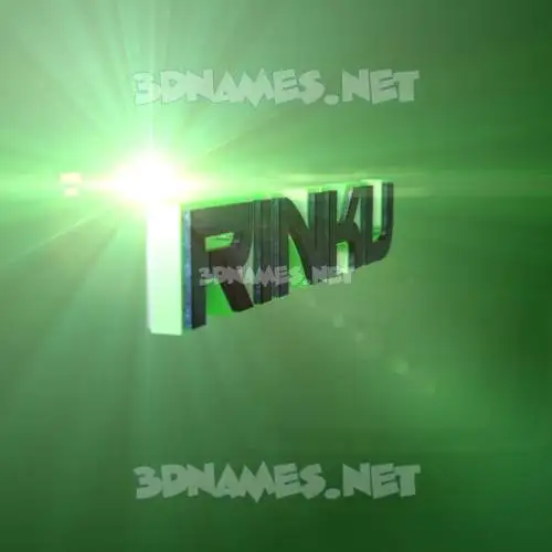 rinku in Green Light style - 3D name wallpaper rinku in Green Light style - 3D name wallpaper