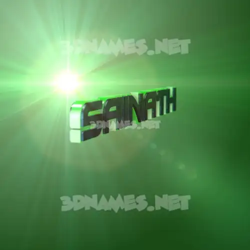 sainath in Green Light style - 3D name wallpaper sainath in Green Light style - 3D name wallpaper