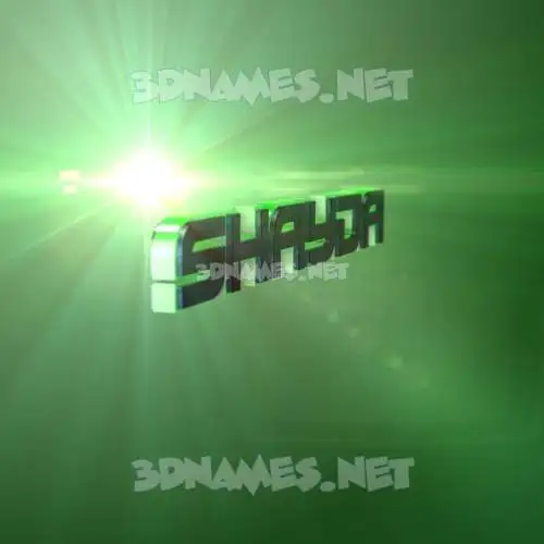 shayda in Green Light style - 3D name wallpaper shayda in Green Light style - 3D name wallpaper