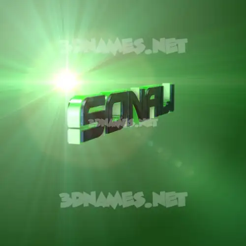 sonali in Green Light style - 3D name wallpaper sonali in Green Light style - 3D name wallpaper