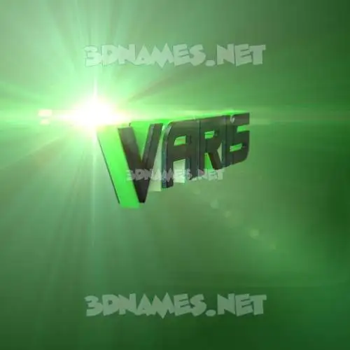 varis in Green Light style - 3D name wallpaper varis in Green Light style - 3D name wallpaper