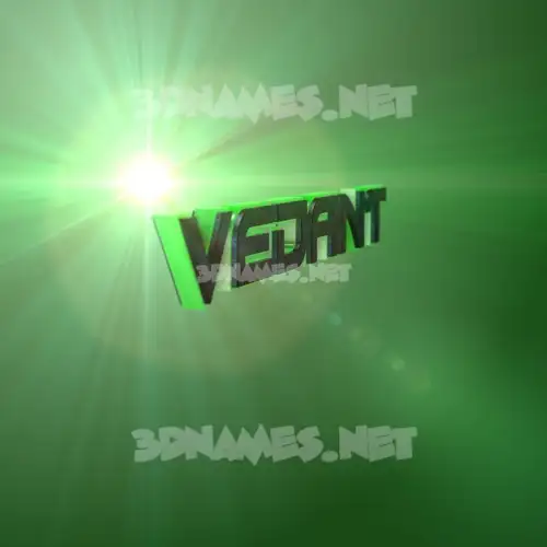 vedant in Green Light style - 3D name wallpaper vedant in Green Light style - 3D name wallpaper
