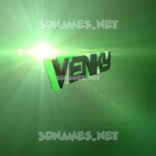 venky in Green Light style - 3D name wallpaper venky in Green Light style - 3D name wallpaper
