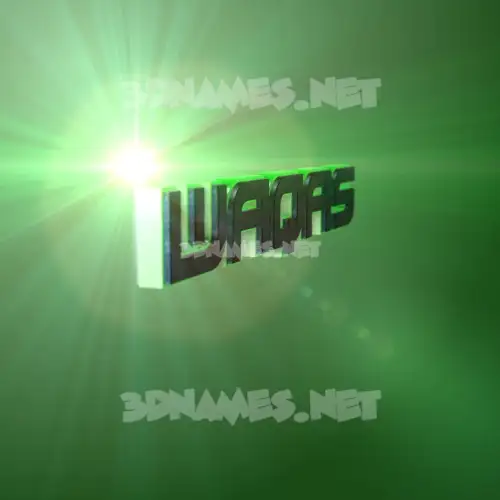 waqas in Green Light style - 3D name wallpaper waqas in Green Light style - 3D name wallpaper