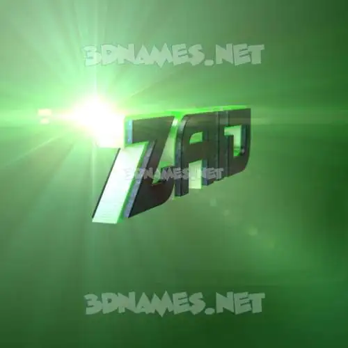 zaid in Green Light style - 3D name wallpaper zaid in Green Light style - 3D name wallpaper