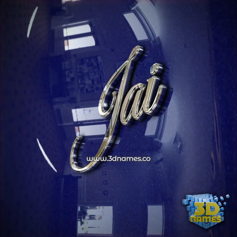 jai in Metalic Blue style - 3D name wallpaper jai in Metalic Blue style - 3D name wallpaper