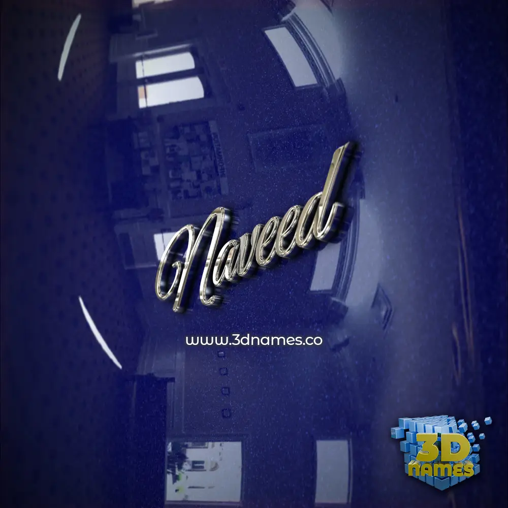 naveed in Metalic Blue style - 3D name wallpaper naveed in Metalic Blue style - 3D name wallpaper