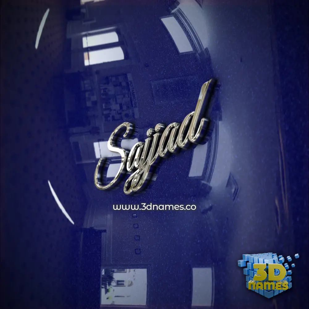 sajjad in Metalic Blue style - 3D name wallpaper sajjad in Metalic Blue style - 3D name wallpaper