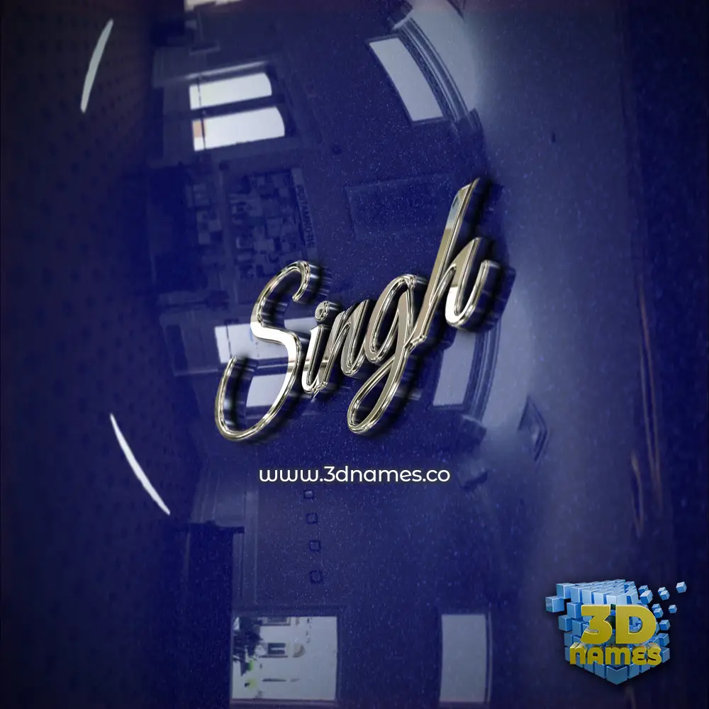 singh in Metalic Blue style - 3D name wallpaper singh in Metalic Blue style - 3D name wallpaper