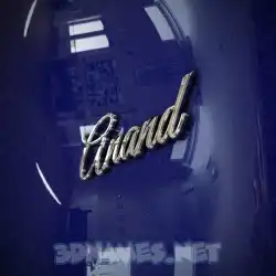 anand in Metalic Blue style - 3D name wallpaper