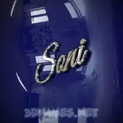 soni in Metalic Blue style - 3D name wallpaper