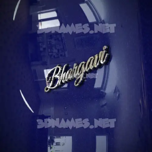 bhargavi in Metalic Blue style - 3D name wallpaper bhargavi in Metalic Blue style - 3D name wallpaper