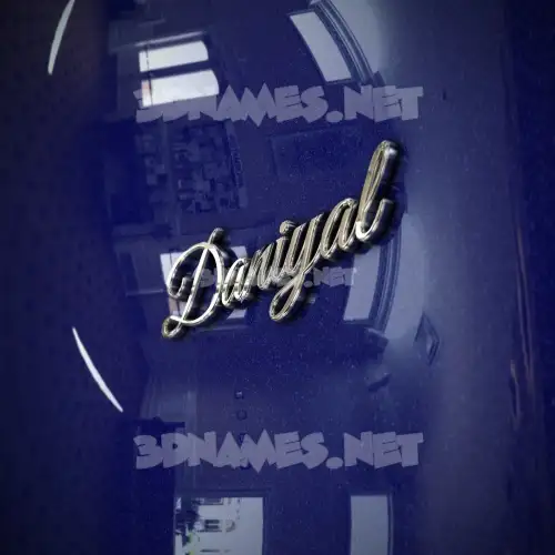 daniyal in Metalic Blue style - 3D name wallpaper daniyal in Metalic Blue style - 3D name wallpaper
