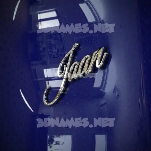 jaan in Metalic Blue style - 3D name wallpaper jaan in Metalic Blue style - 3D name wallpaper
