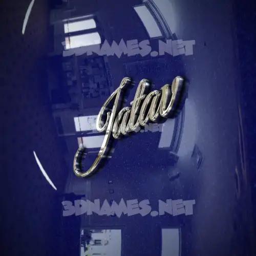jatav in Metalic Blue style - 3D name wallpaper jatav in Metalic Blue style - 3D name wallpaper