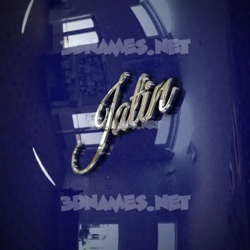 jatin in Metalic Blue style - 3D name wallpaper jatin in Metalic Blue style - 3D name wallpaper
