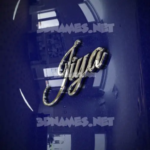 jiya in Metalic Blue style - 3D name wallpaper jiya in Metalic Blue style - 3D name wallpaper