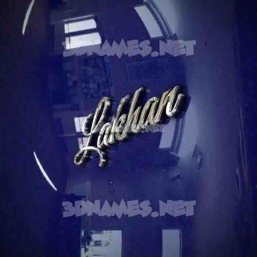 lakhan in Metalic Blue style - 3D name wallpaper lakhan in Metalic Blue style - 3D name wallpaper