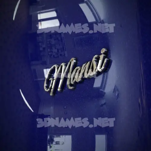 mansi in Metalic Blue style - 3D name wallpaper mansi in Metalic Blue style - 3D name wallpaper