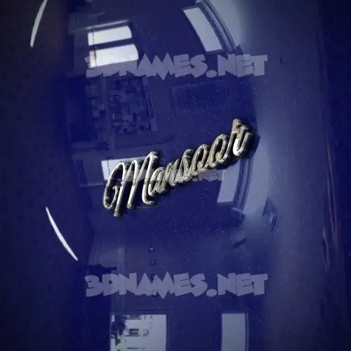 mansoor in Metalic Blue style - 3D name wallpaper mansoor in Metalic Blue style - 3D name wallpaper